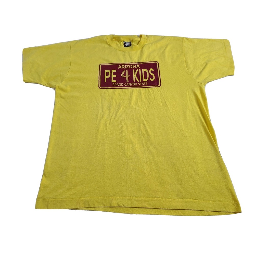 Vtg Screen Stars - Made in USA - Graphic T Shirt - PE 4 Kids Arizona - Size XL